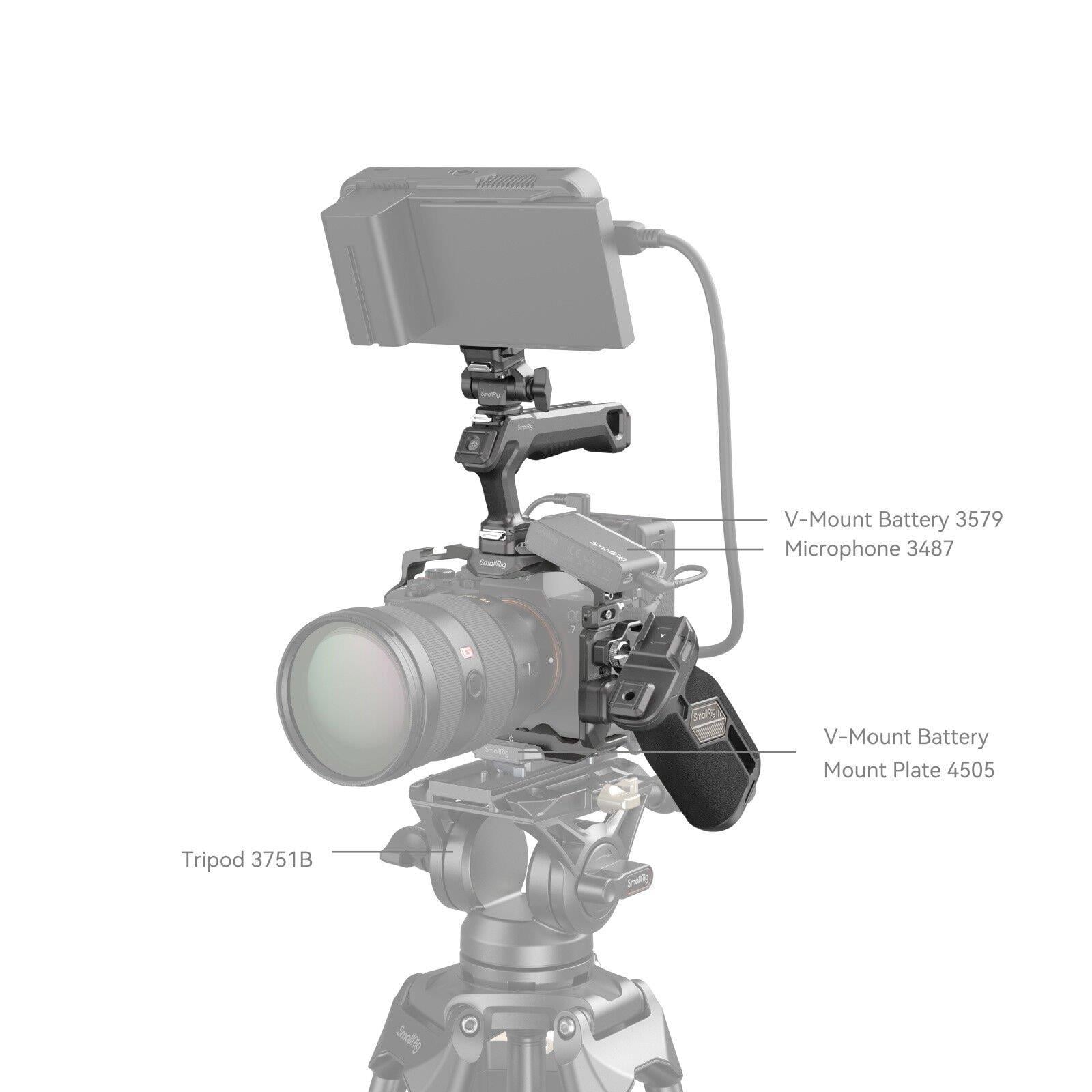 SmallRig 4539 HawkLock Hızlı Çıkarma Gelişmiş Kafes Kiti Sony Alpha 7R V / Alpha 7 IV / Alpha 7S III  için