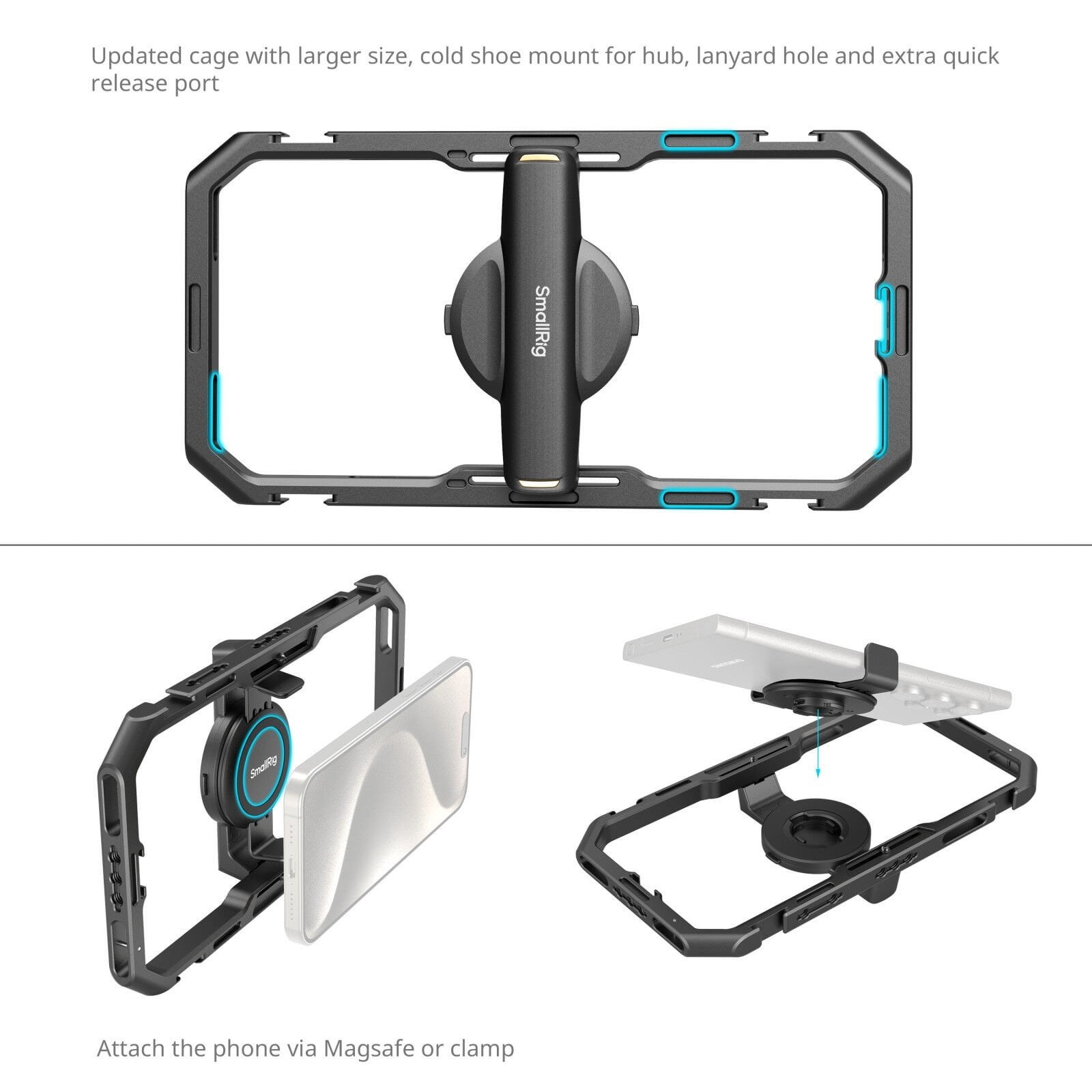 SmallRig 4704 Hepsi Bir Arada Telefon Video Kiti