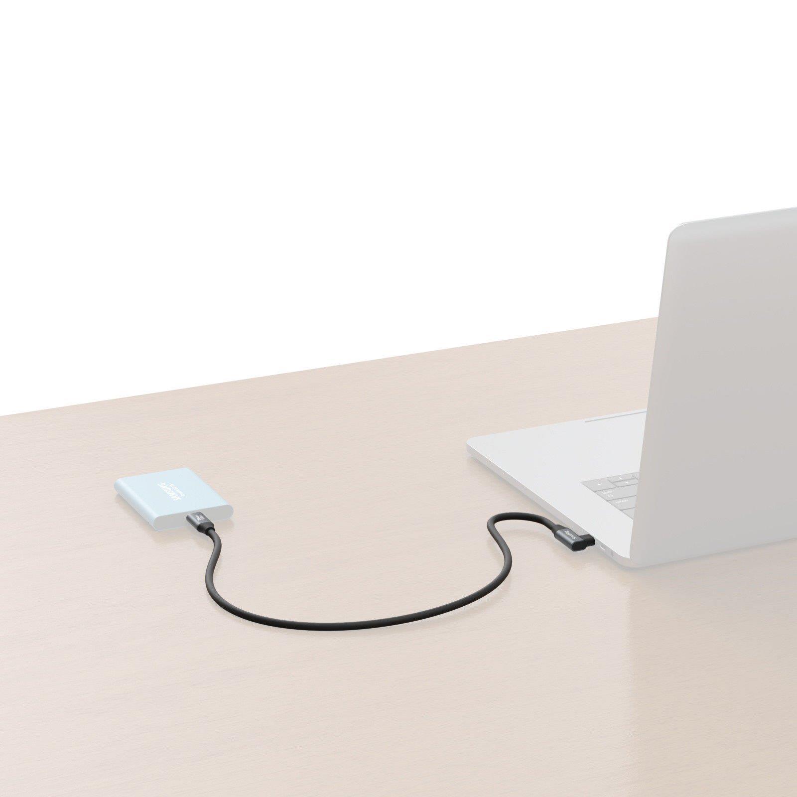 SmallRig 4790 USB-C (Düz) - USB-C (Açılı) Veri Kablosu (35 cm)