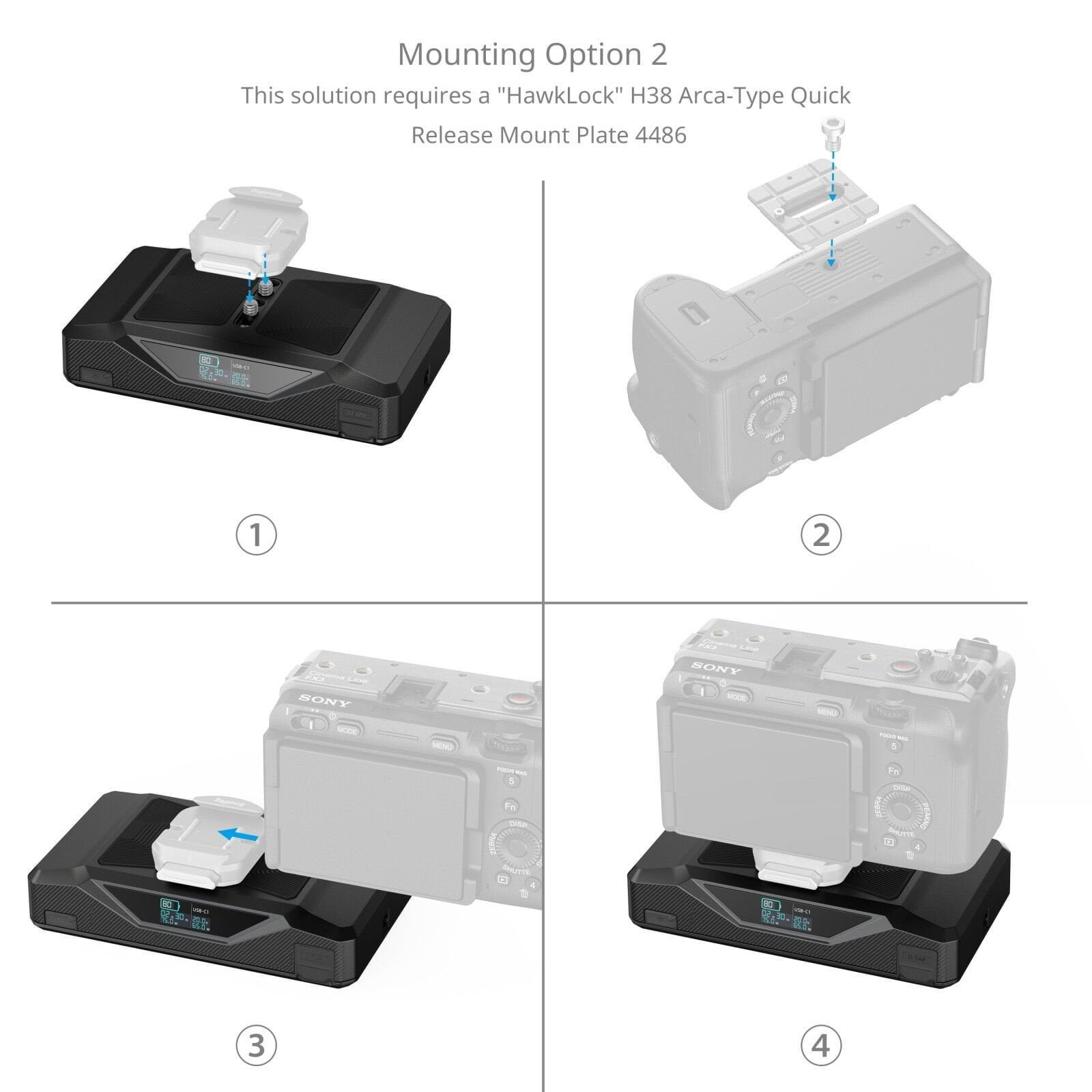 SmallRig 4826 CB75 Kamera Taban Bataryası