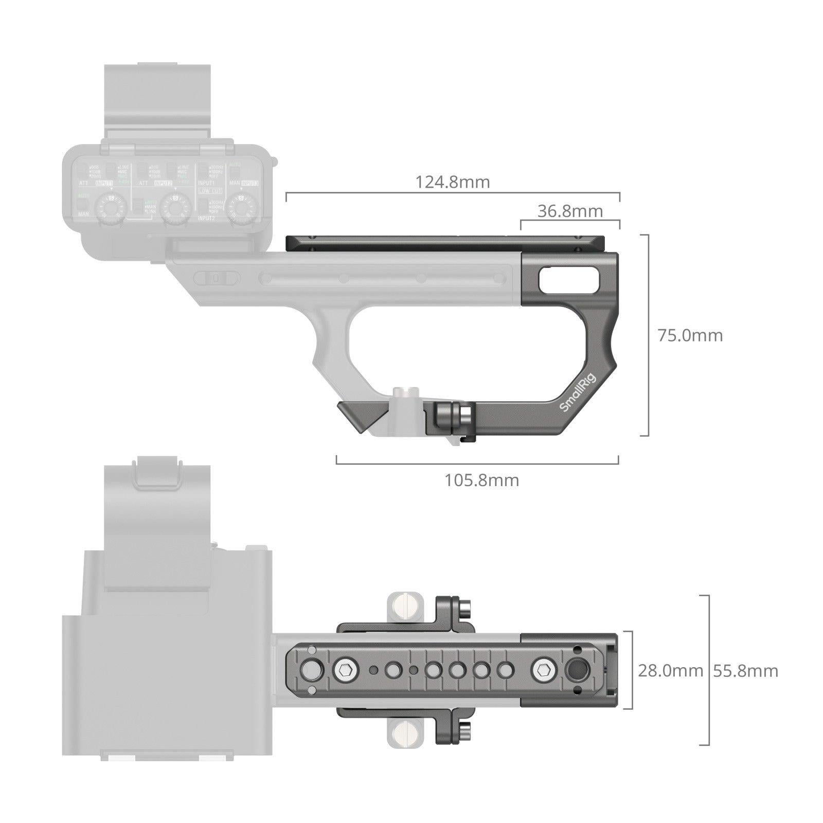 SmallRig 4830 Sony FX3 / FX30 XLR Uzatma Montaj Plakası Kiti