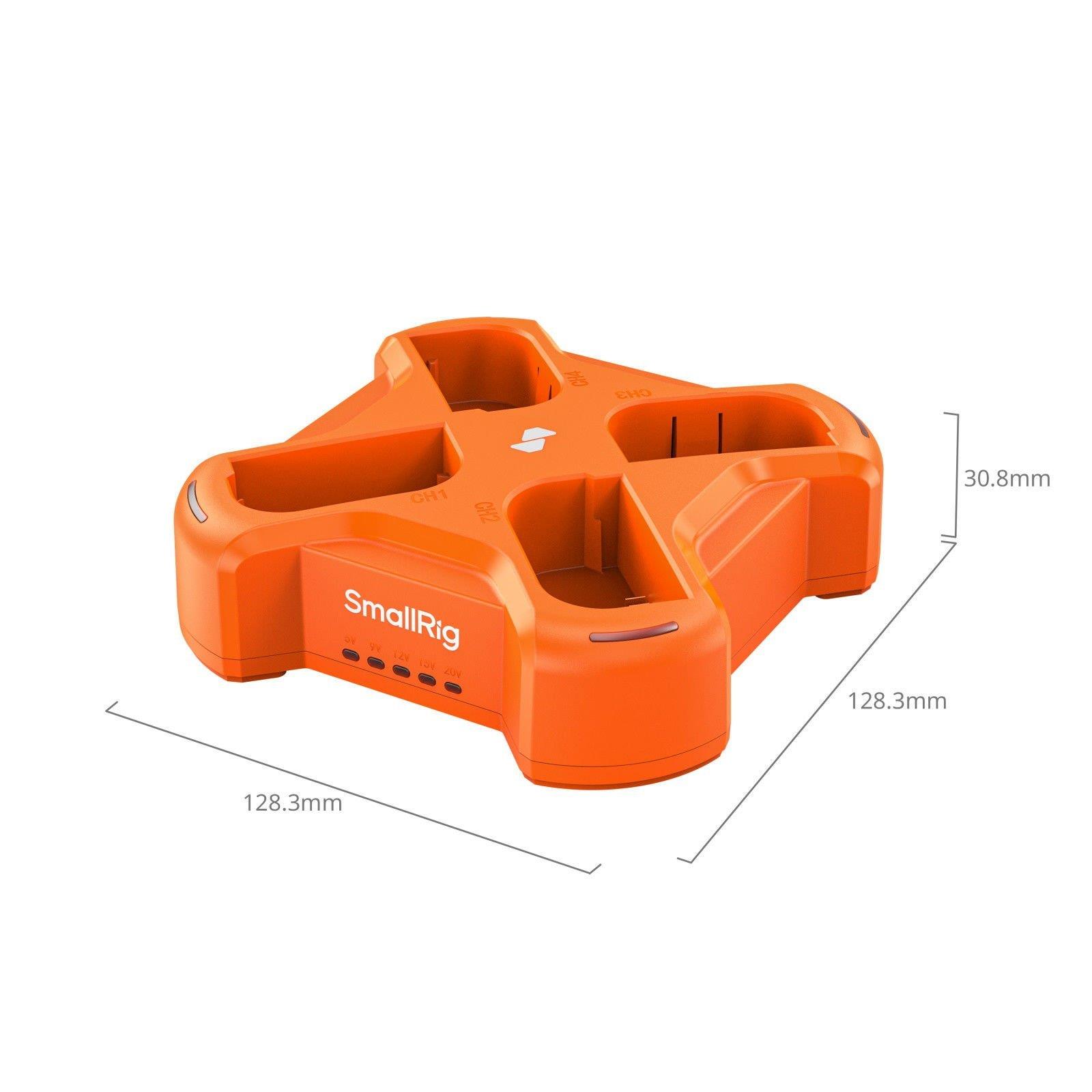 SmallRig 4838 LP-E6NH 4 Kanallı Kamera Pil Şarj Cihazı