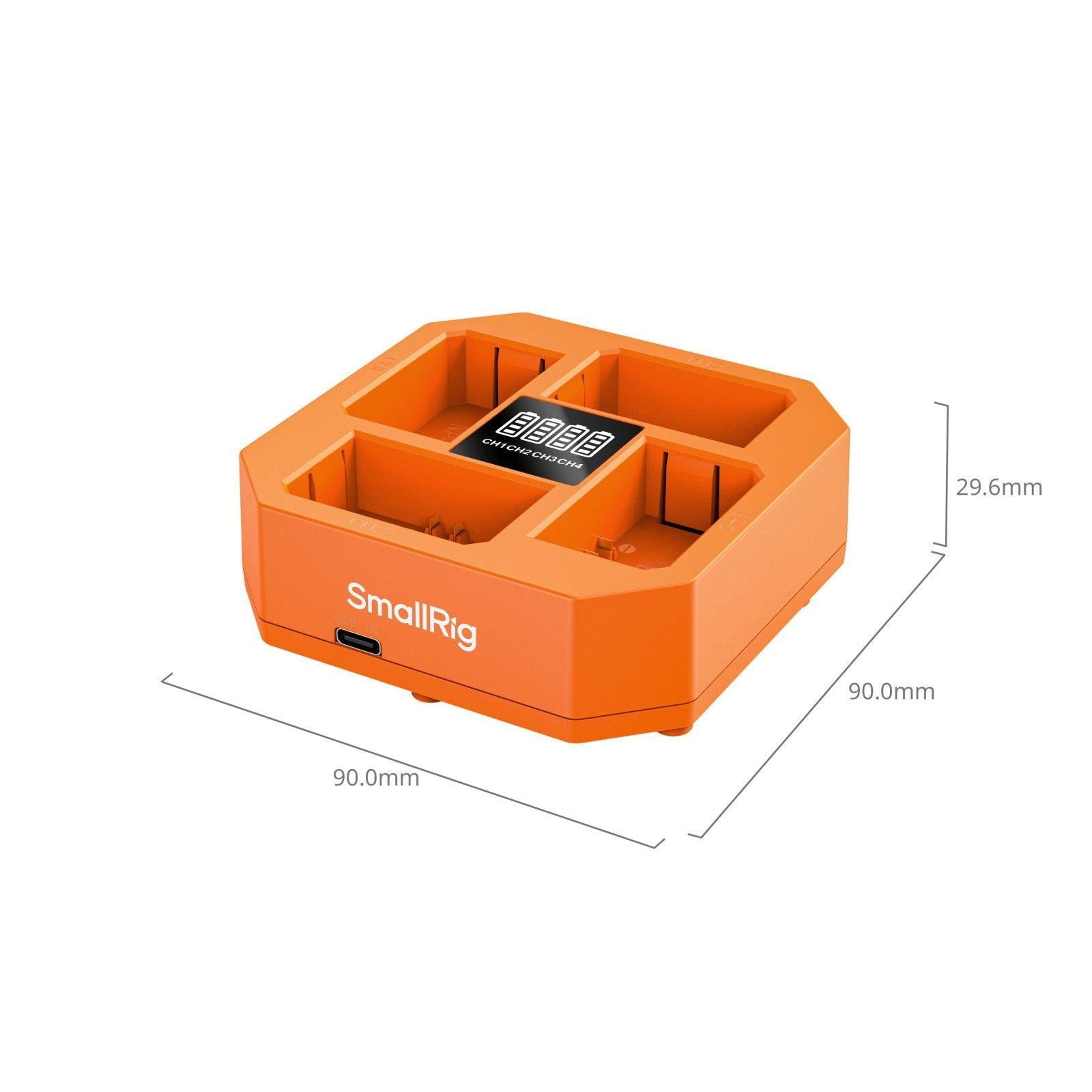 SmallRig 4839 NP-FZ100   4 Kanallı Kamera Pil Şarj Cihazı