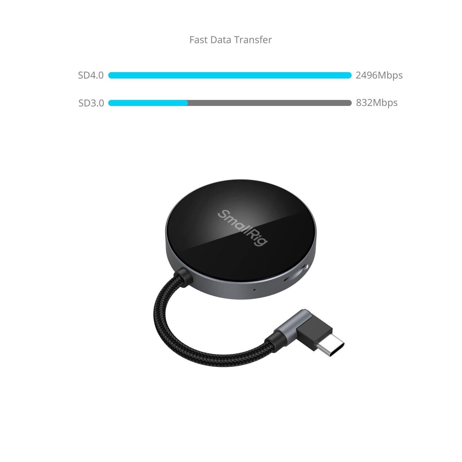 SmallRig 4870 SD 4.0  / Micro SD Kart  Hafıza Kartı Okuyucu