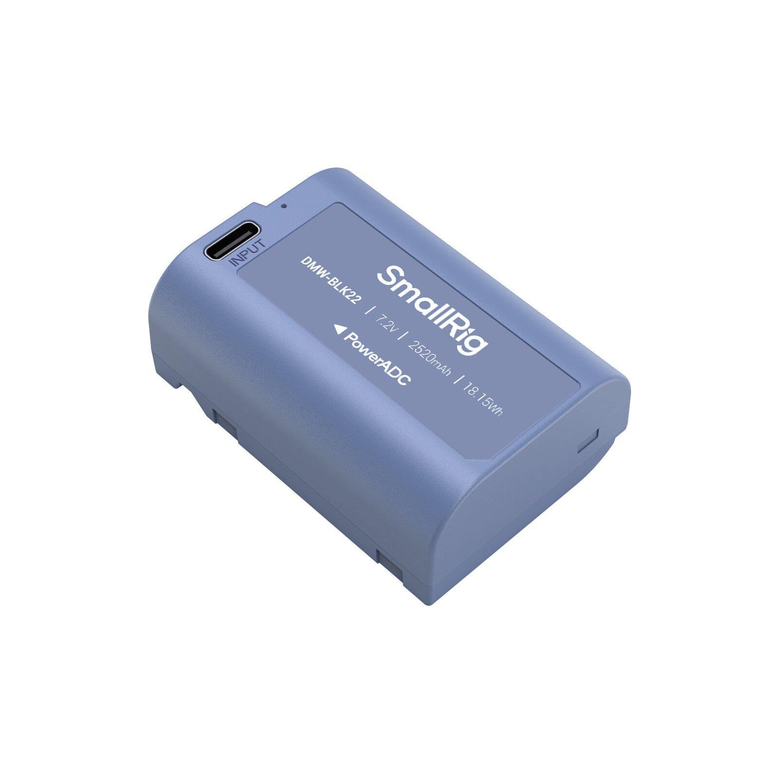 SmallRig 4906 DMW-BLK22 USB-C Şarj Edilebilir Kamera Pili