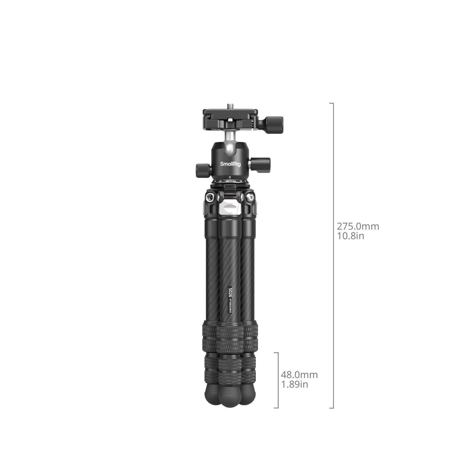 SmallRig 5026 Karbon Fiber Cep Tripod Seti