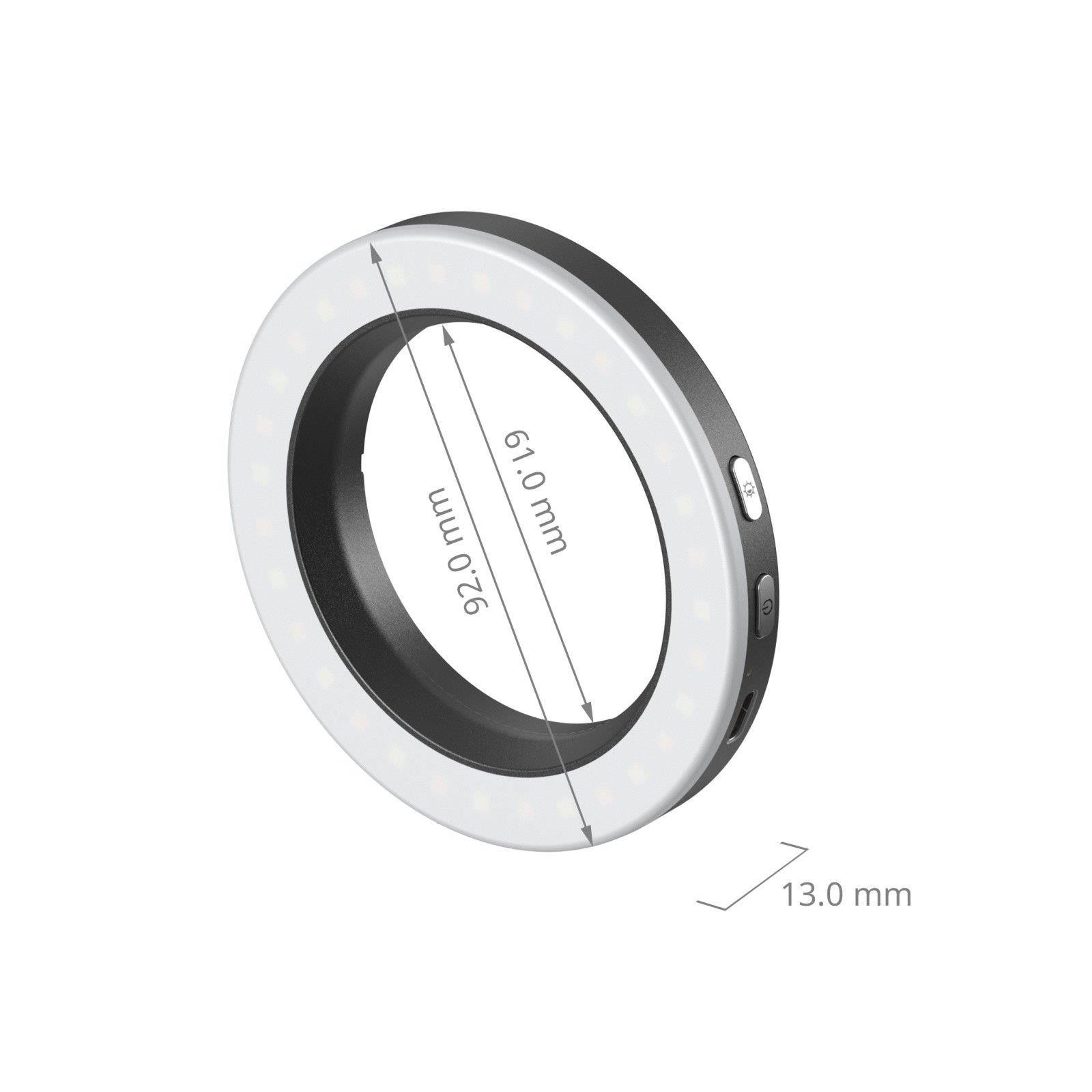 SmallRig 5203 Vibe P30 67mm Halka LED Video Işığı (Evrensel Dişli Filtre Adaptör Kiti)