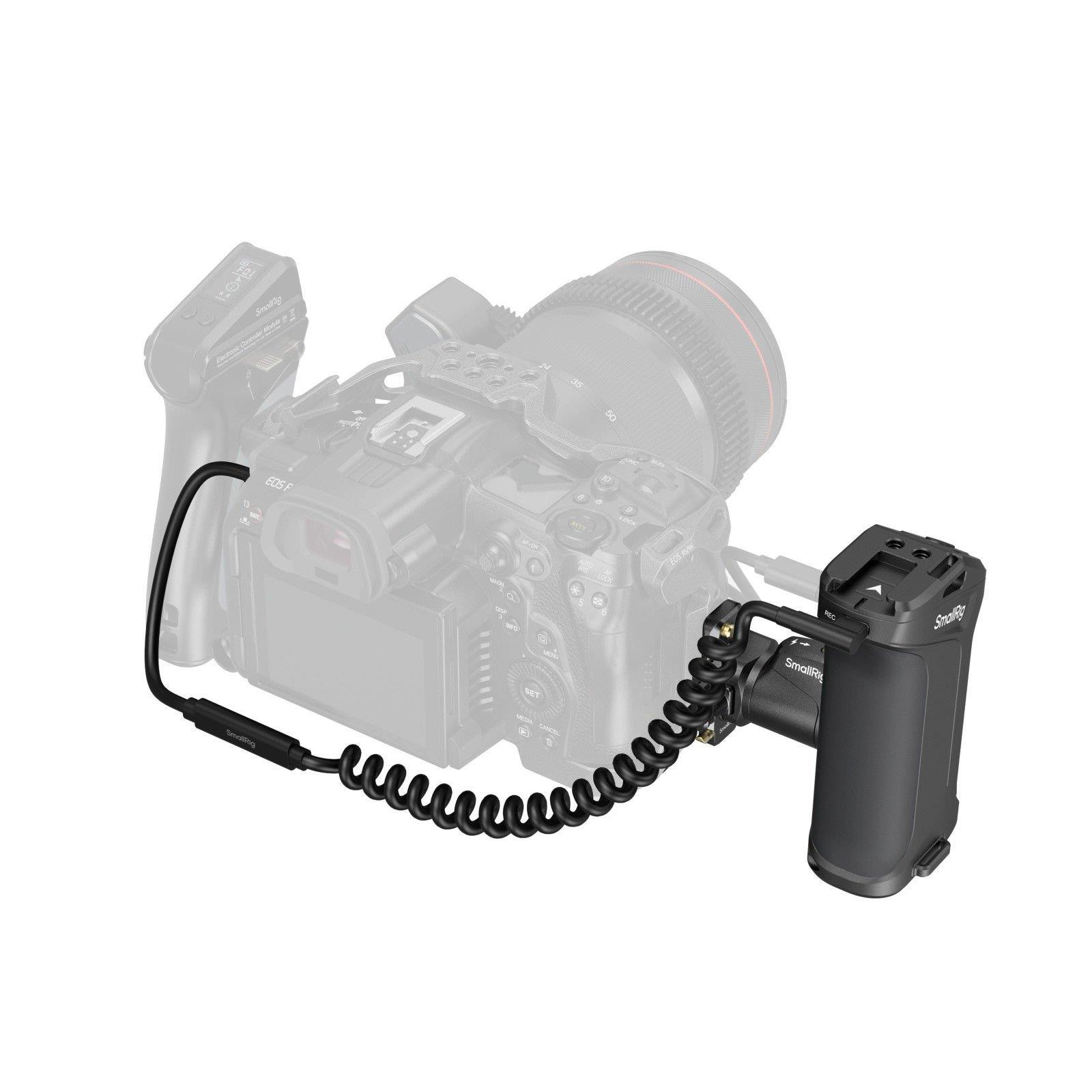 SmallRig 5235 Canon / Blackmagic Design Kameralar için Tetikli REC ile  Döner Yan Sap