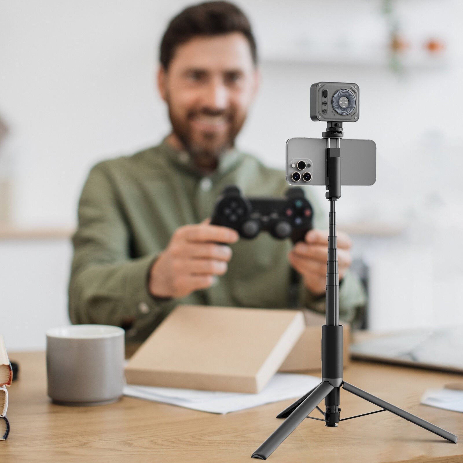 SmallRig 5291 ST30 Lite Tek Dokunuşla Açılan Selfie Çubuğu Tripod