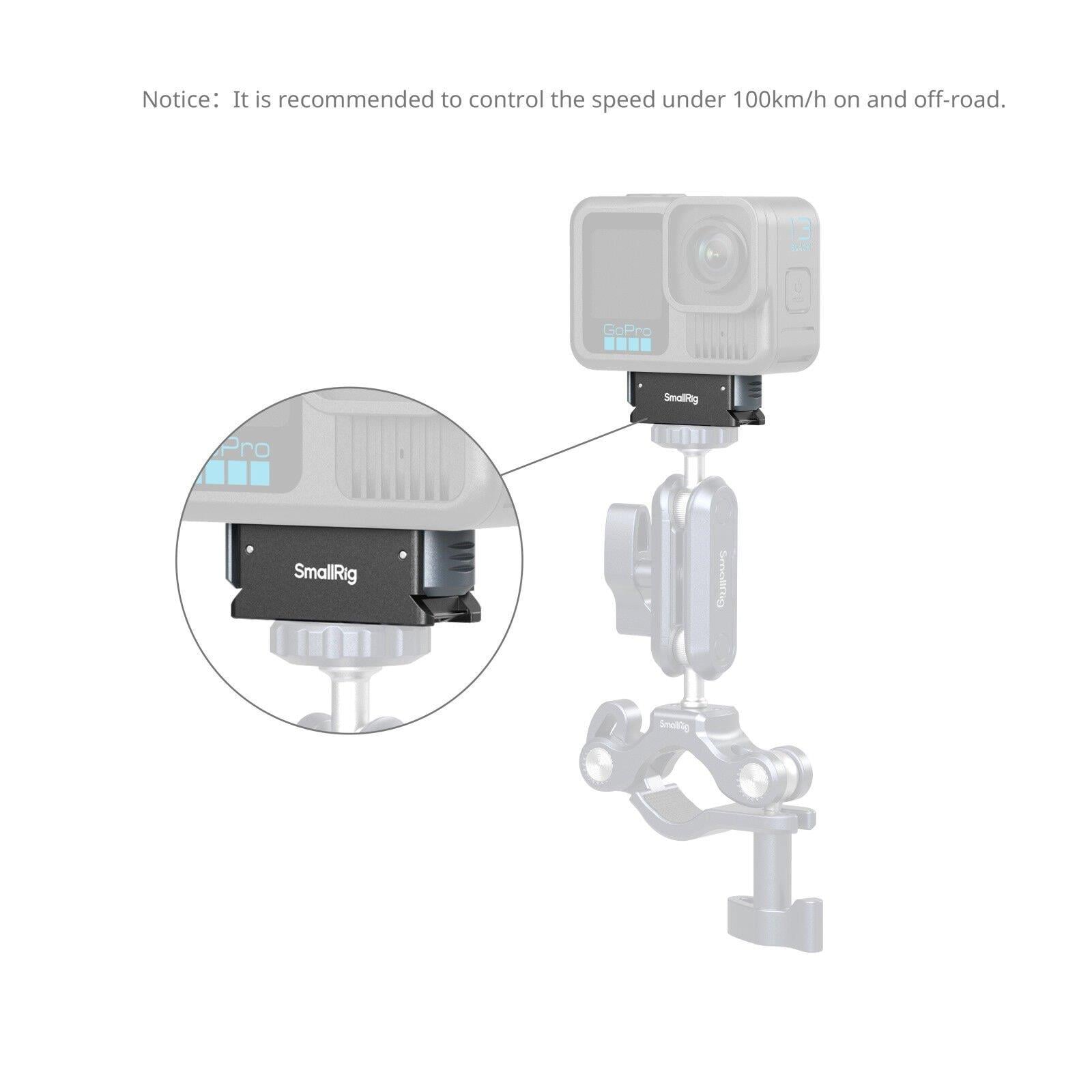 SmallRig 5437 GoPro Hero Black 13 için  Hızlı Çıkarma Adaptör Montajı
