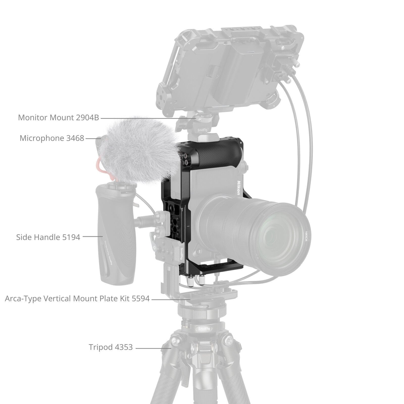 SmallRig 5467 Nikon ZR  için  Kafes