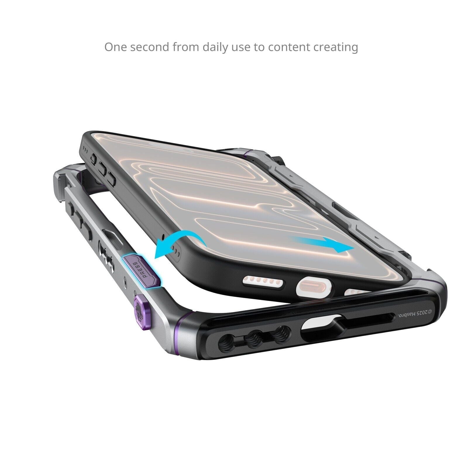 SmallRig 5585 Megatron Edition iPhone 17 Pro  için Çift El Tipi Mobil Cihaz Kiti