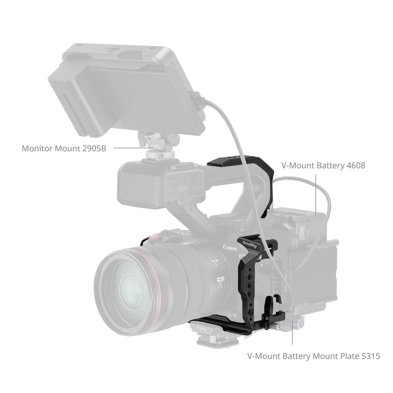 SmallRig 5657 Canon EOS C50  için  Kafes Kiti