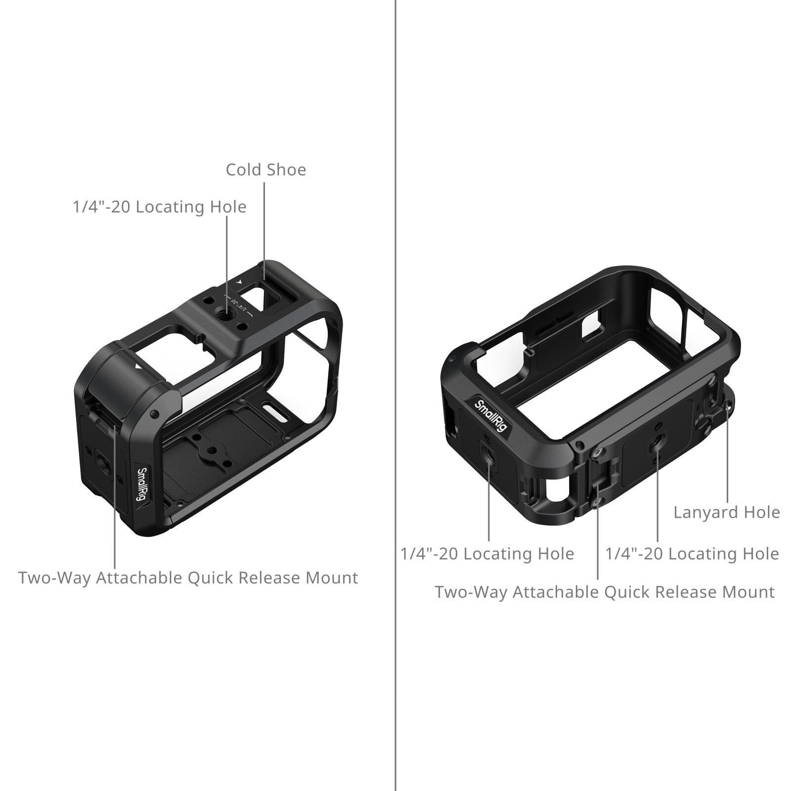 SmallRig 5887 DJI Osmo Action 6 (Gelişmiş Sürüm) için Kafes