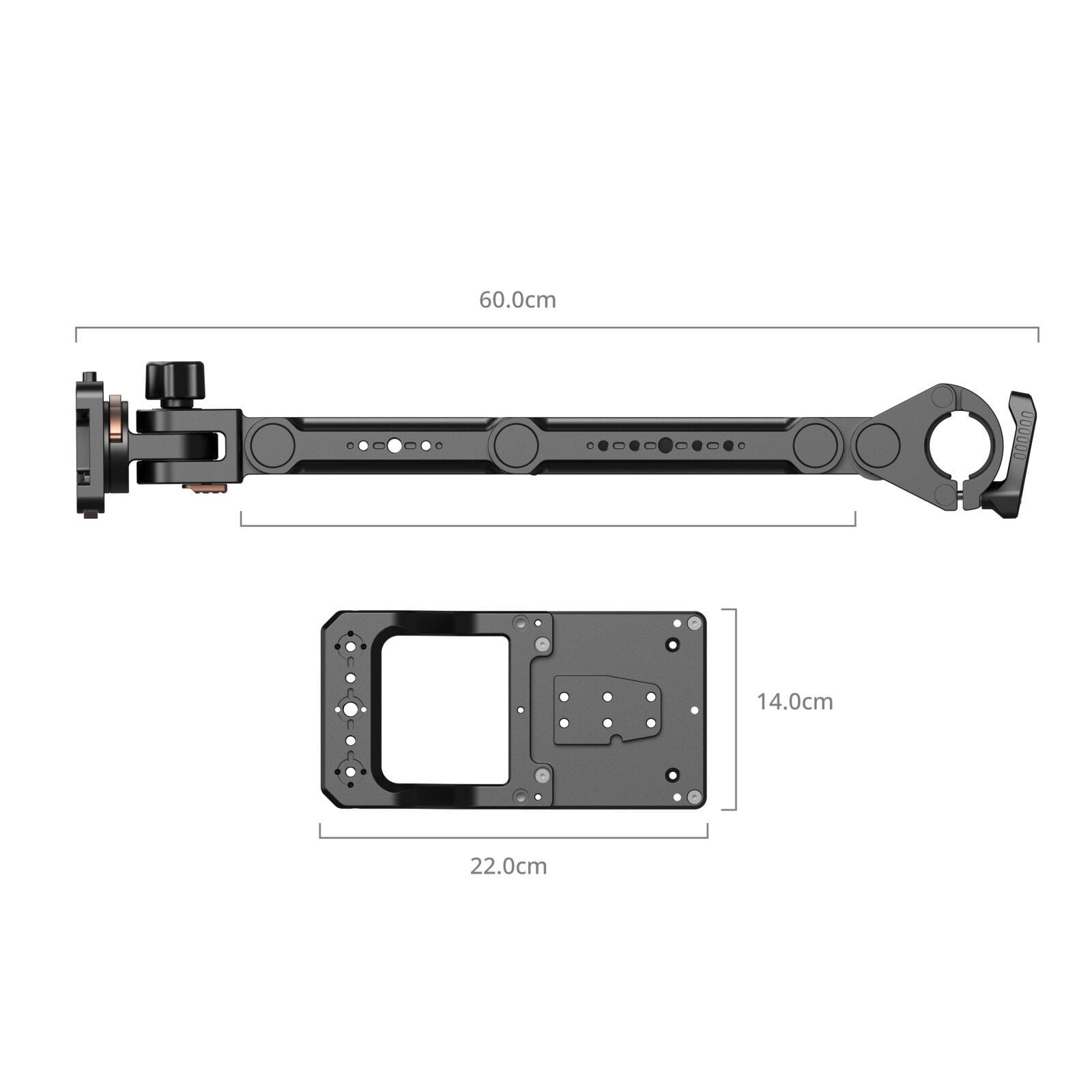 SmallRig 6257 Kamera Arabası için VESA Monitör Montaj Plakası