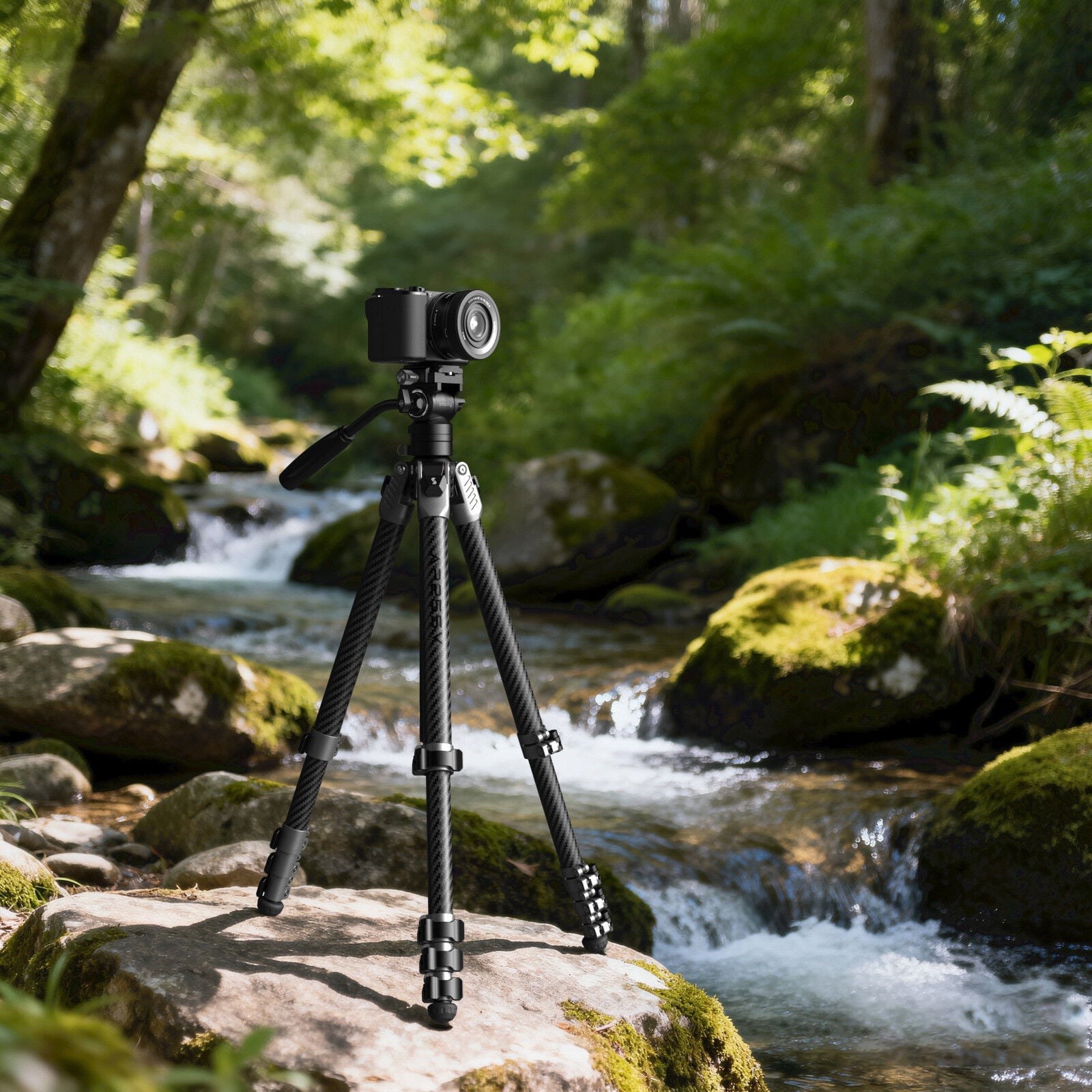 SmallRig AP255Pro 5477 Taşınabilir Karbon Fiber Video Tripodu