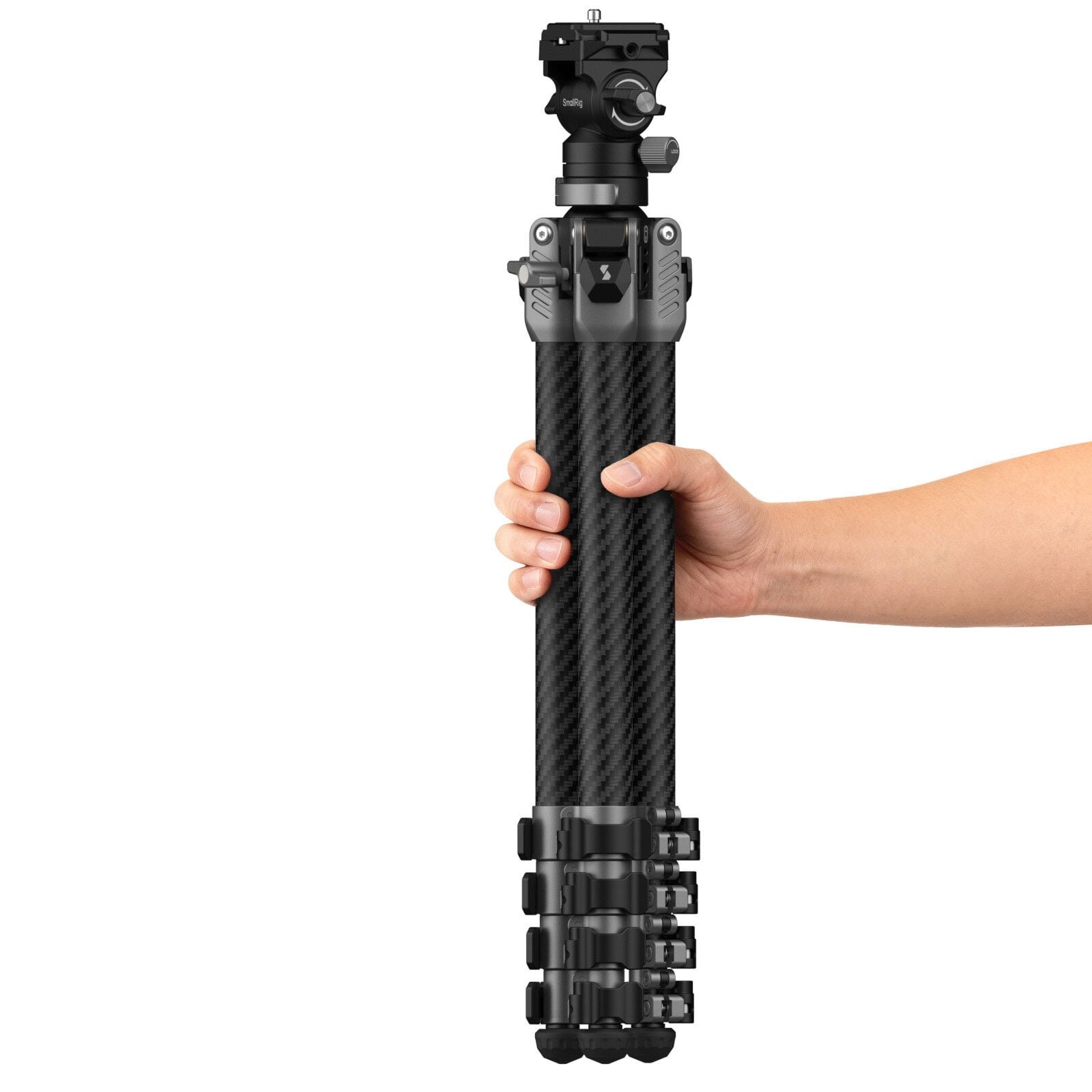 SmallRig AP255Pro 5477 Taşınabilir Karbon Fiber Video Tripodu