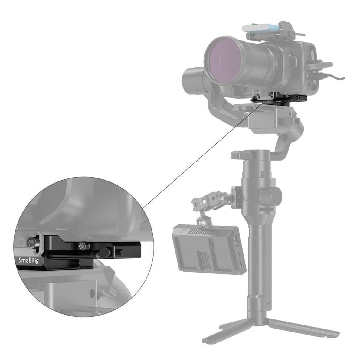 SmallRig BMPCC 4K & 6K için Ofset Kiti ve Ronin S Crena 2 Moza Aır 2 BSS2403