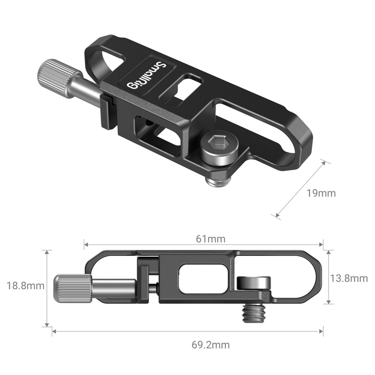 SmallRig BMPCC 6K Pro için T5 SSD Tutucu 3300