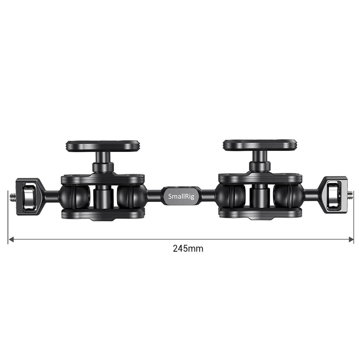 SmallRig Çift Başlı Bilyalı  ve Uzatmalı  Eklemli (1/4 ''-20 Vida) Kol 2109B