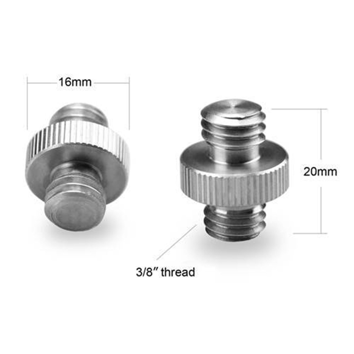 SmallRig Çift Kafa Vida 2 adet  ile 3/8 ''3/8''  1065