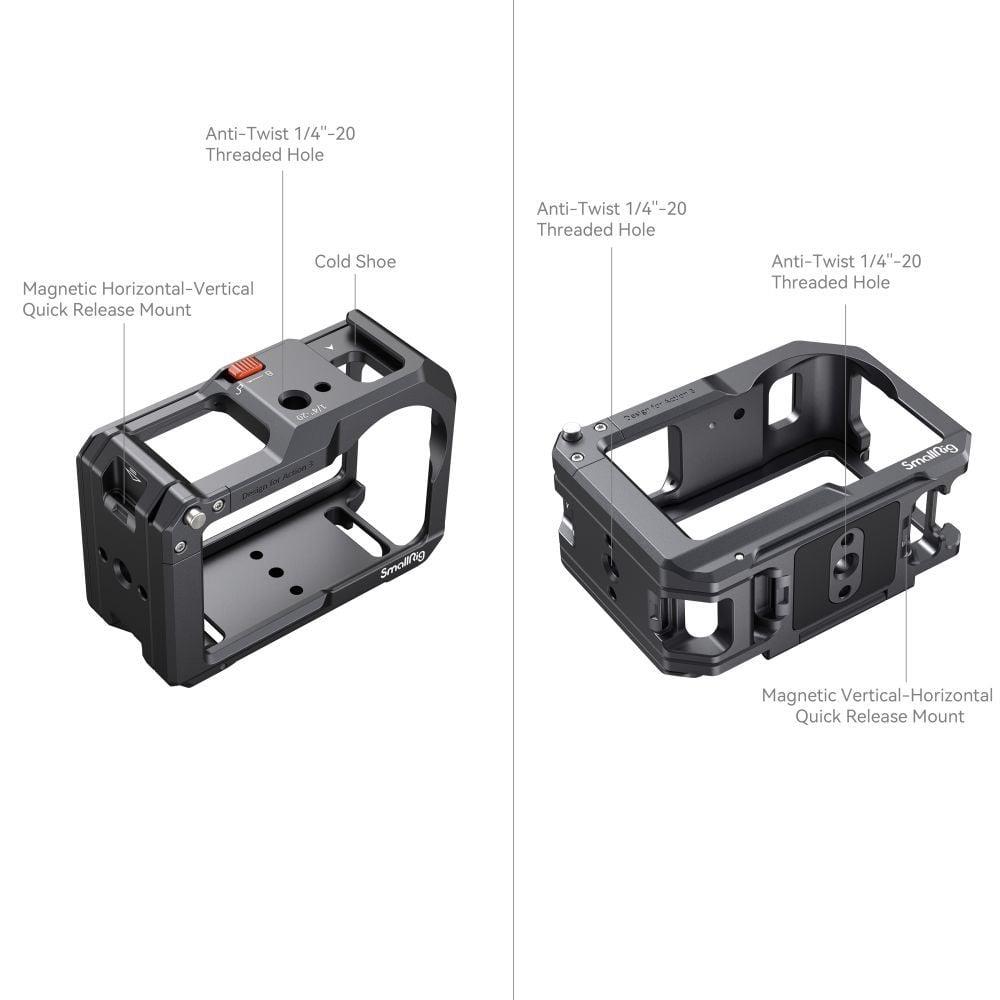 SmallRig DJI Osmo Action 3 / 4  için  Kafesi 4119