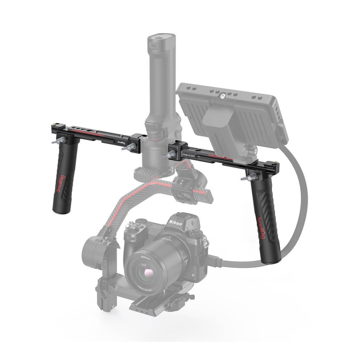 SmallRig DJI RS 2 / RSC 2 için Çift EL Tutamağı 3027