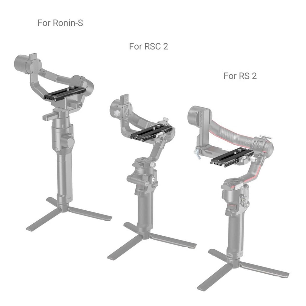 SmallRig DJI RS 2 / RSC 2 / Ronin-S Gimbal için Manfrotto Hızlı Çıkarma Plakası 3158