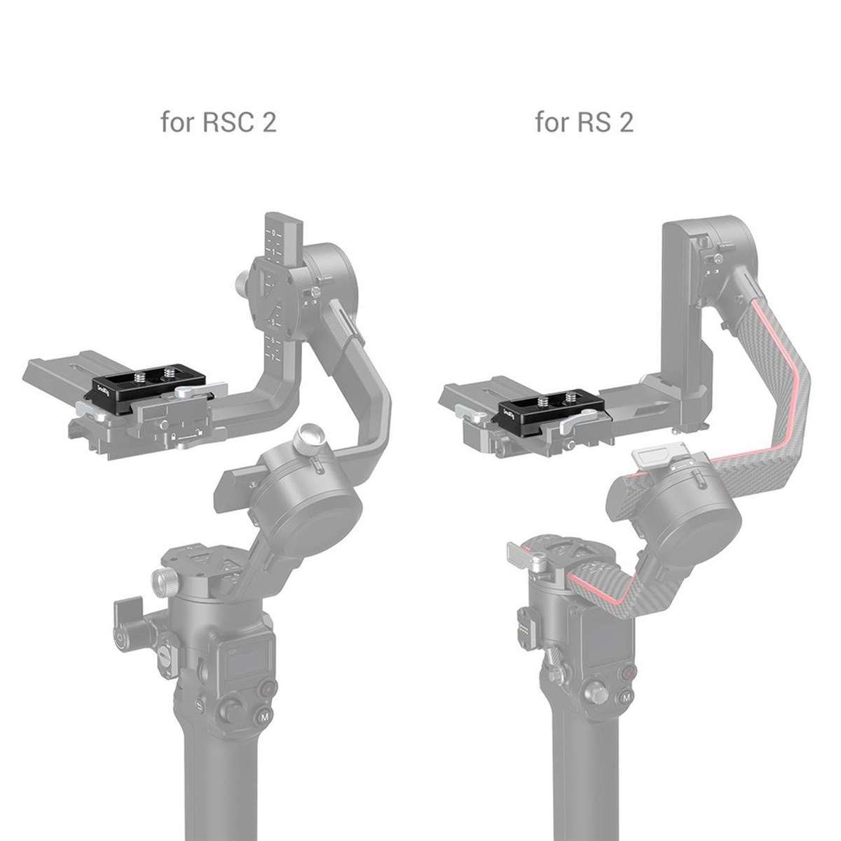 SmallRig DJI RS 2 ve RSC 2 Gimbal için Arca-Tipi Hızlı Çıkarma Plakası 3154