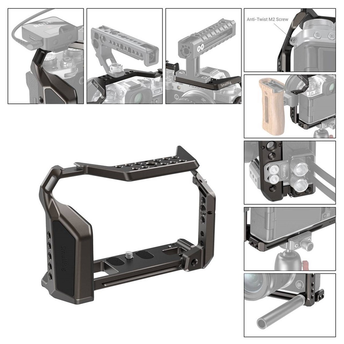 SmallRig FUJIFILM X-T4 için Kafes Gri Özel Kaplama CCF2761