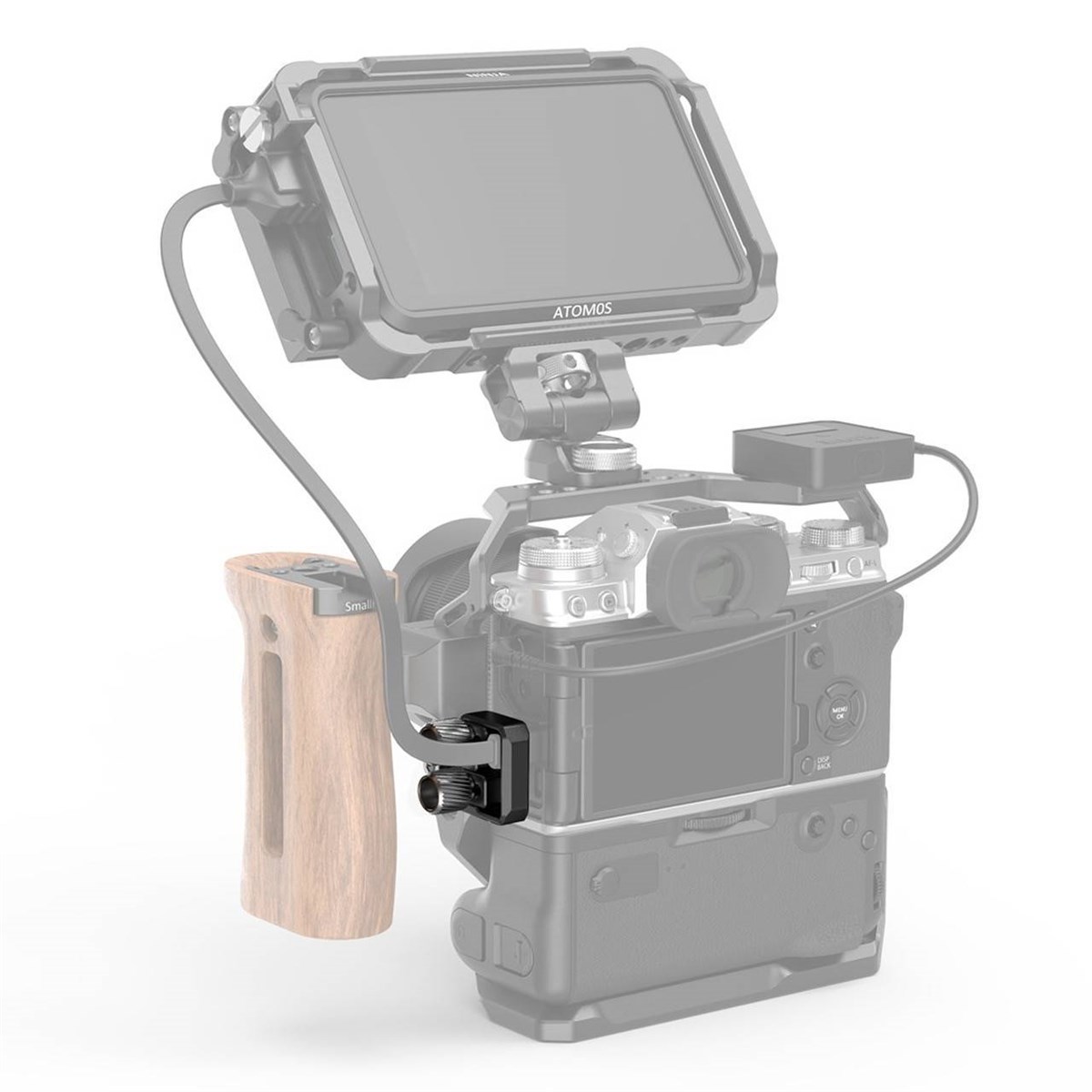 SmallRig FUJIFILM X-T4 Kafesleri için HDMI ve USB Kablo Kelepçesi BSC2809