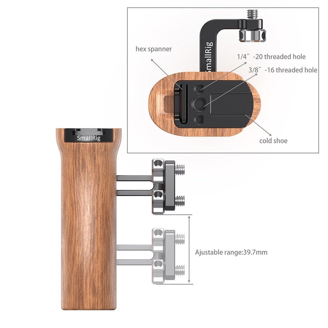 SmallRig HSN2093C Evrensel Ahşap Yan Kol