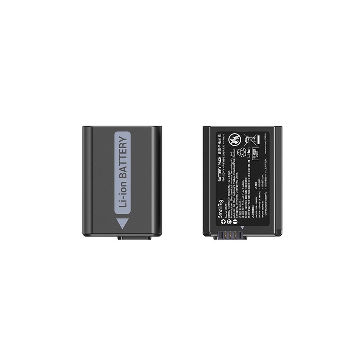 SmallRig NP-FW50 Kamera Pili ve Şarj Aleti Seti 3818