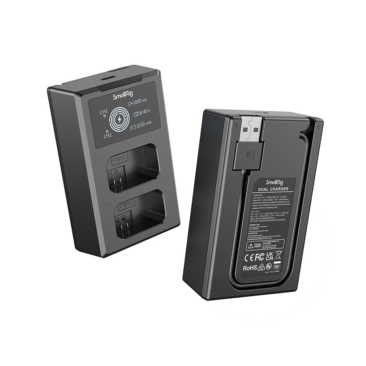 SmallRig NP-FW50 Kamera Pili ve Şarj Aleti Seti 3818