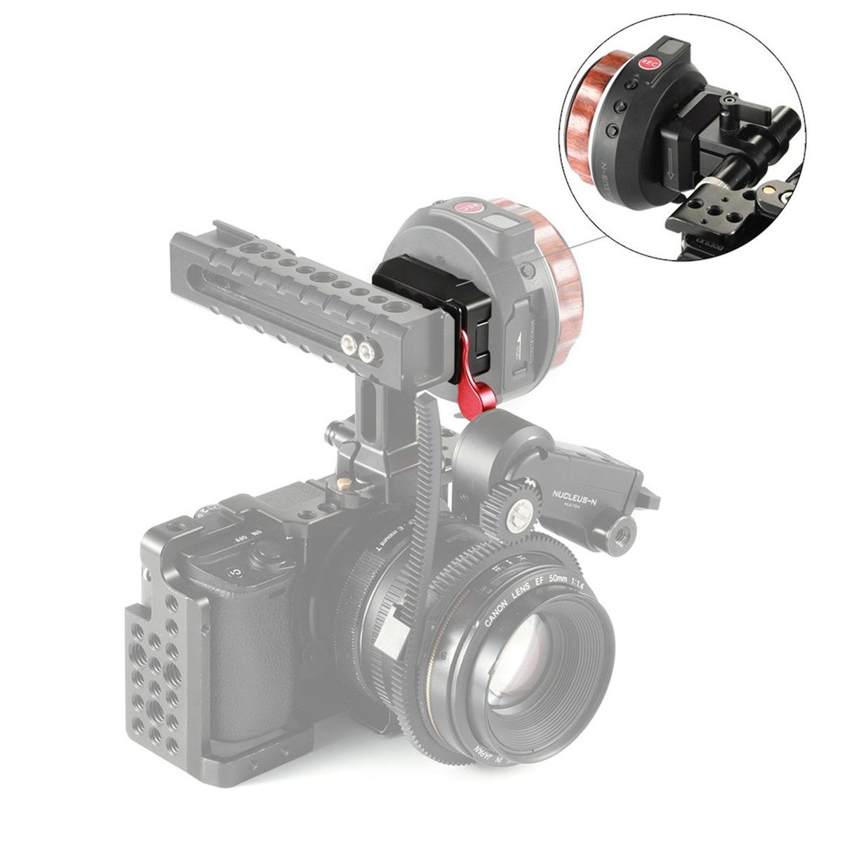SmallRig Nucleus-Nano El Tekerlek Denetleyicisi için Hızlı Yayın Kelepçe FAQ2323
