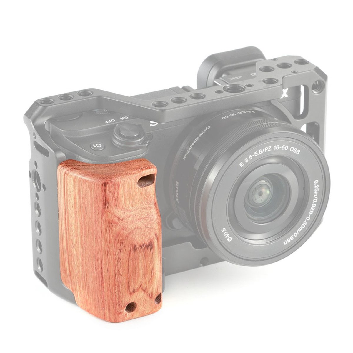 SmallRig Sony A6400 Kafes için Ahşap Tutamak APS2318