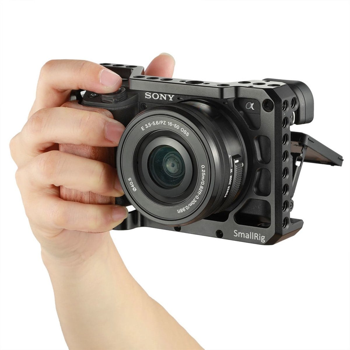 SmallRig Sony A6400 Kafes için Ahşap Tutamak APS2318