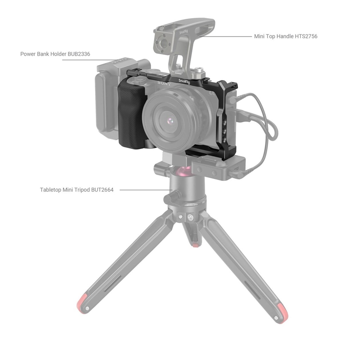 SmallRig Sony ZV-E10 için Saplı Kafes 3538