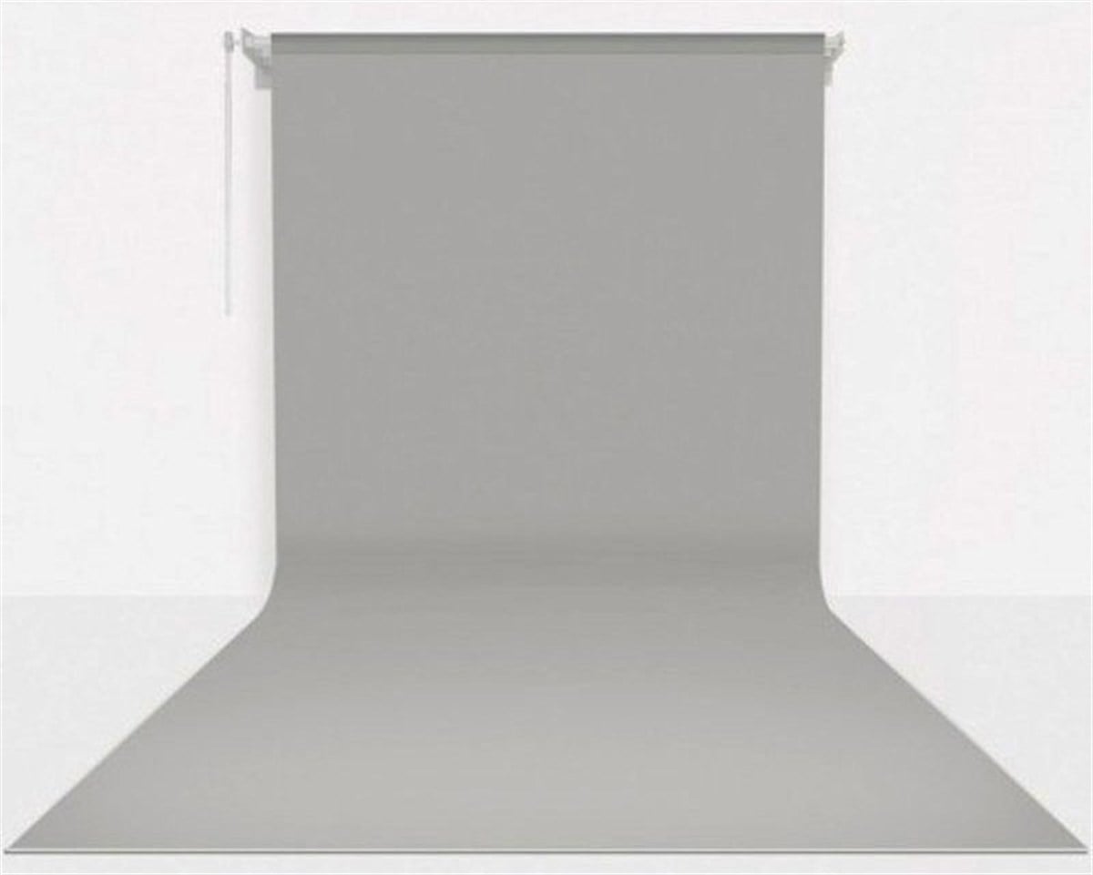 Stüdyo Teknik 270cm x 580cm Sonsuz Gri Fon Perdesi