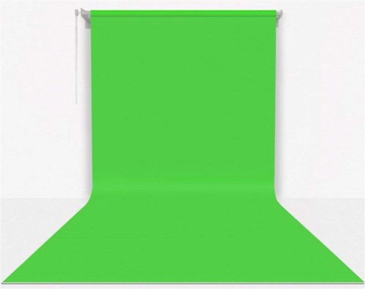 Stüdyo Teknik 270cm x 580cm Sonsuz Yeşil Fon Perdesi