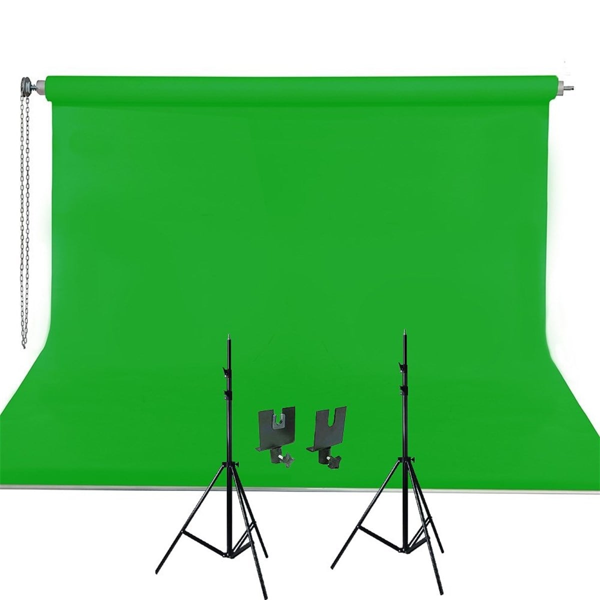 Stüdyo Teknik 270cm x 580cm Taşınabilir Sonsuz Yeşil Fon Pedesi