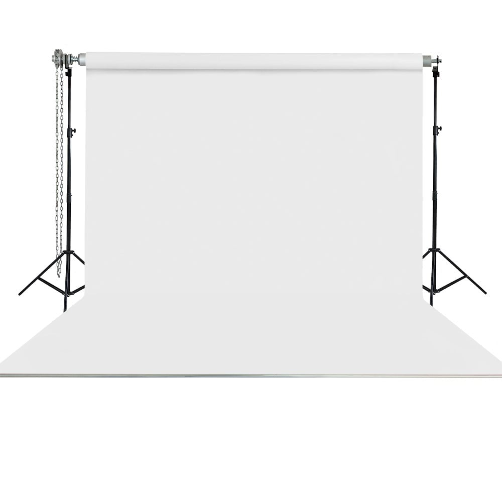 Stüdyo Teknik 270X580Cm Beyaz Taşınabilir Kumaş Fon Perdesi