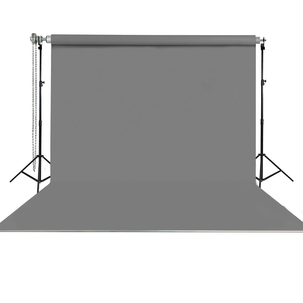Stüdyo Teknik 270X580Cm Gri Taşınabilir Kumaş Fon Perdesi
