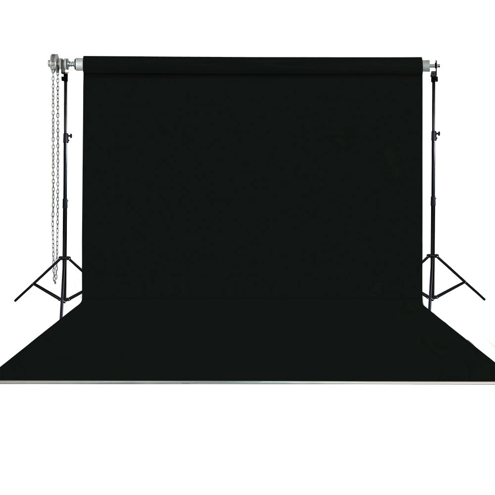 Stüdyo Teknik 270X580Cm Siyah Taşınabilir Kumaş Fon Perdesi