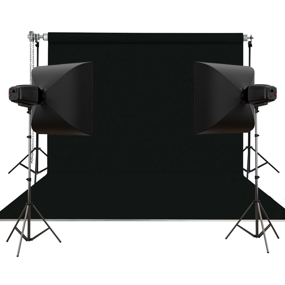 Stüdyo Teknik 270X580Cm Siyah Taşınabilir Kumaş Fon Perdesi
