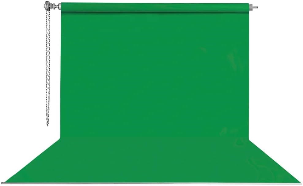 Stüdyo Teknik 270X580Cm Yeşil Fon Perde Seti ve Askısı