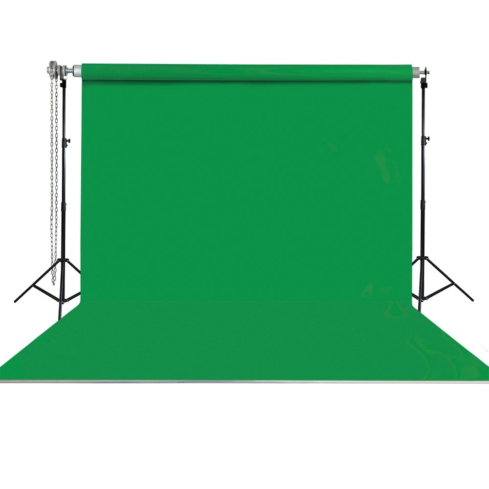 Stüdyo Teknik 270X580Cm Yeşil Taşınabilir Kumaş Fon Perdesi