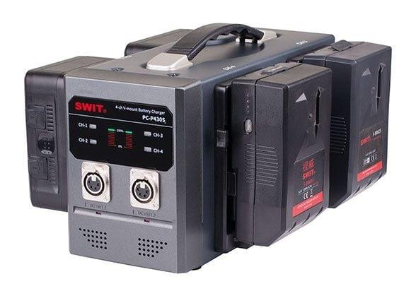 Swit PC-P430S 4-ch V-mount Hızlı Şarj Cihazı
