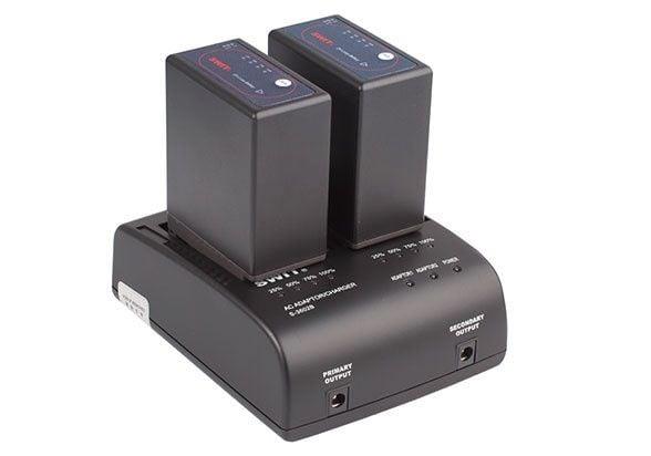 Swit S-3602B 2-ch Panasonic VW Batarya Şarj Cihazı ve Adaptör