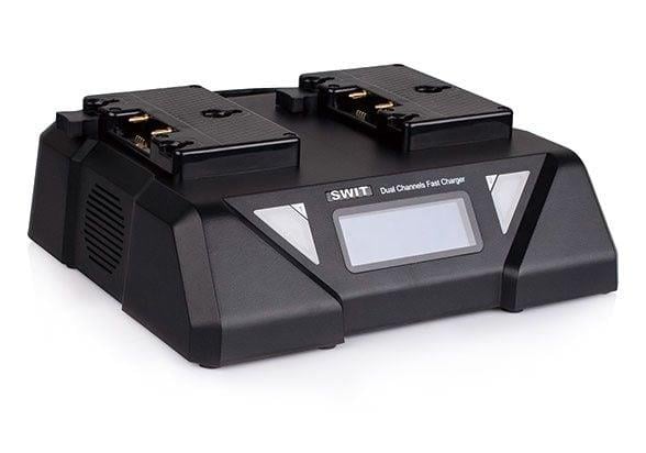 Swit S-3812A 2-ch Gold mount Super Hızlı Şarj Cihazı